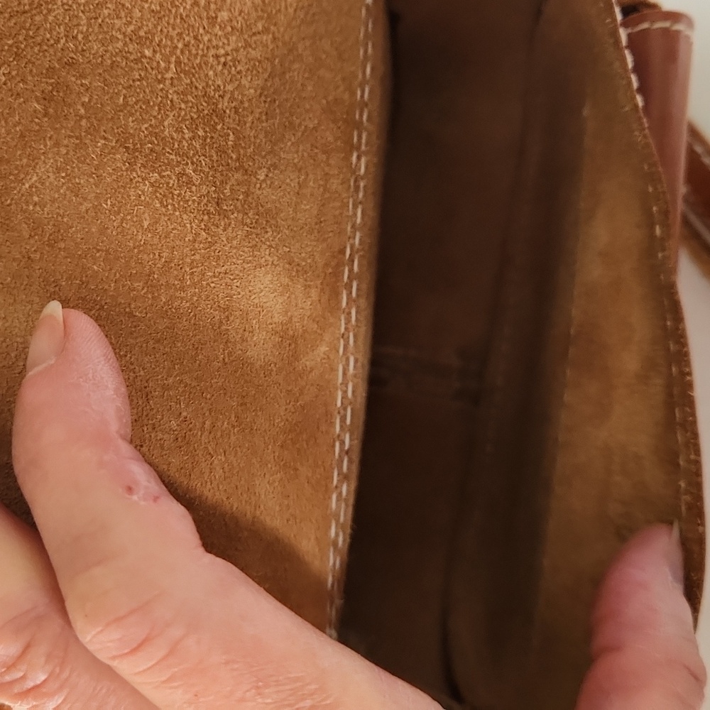 Genuine leather crossbody bag - Picture 7 of 14